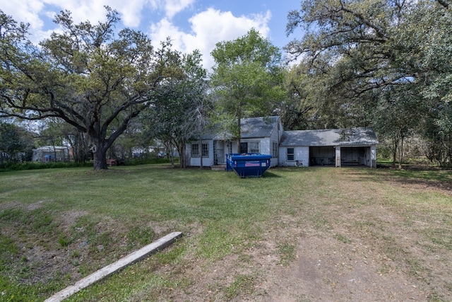 view of yard