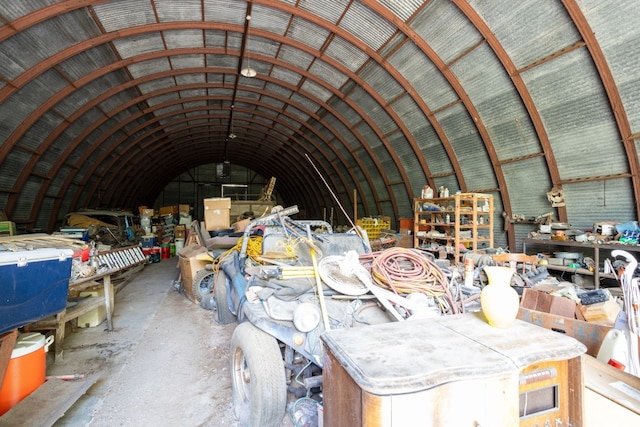 view of attic