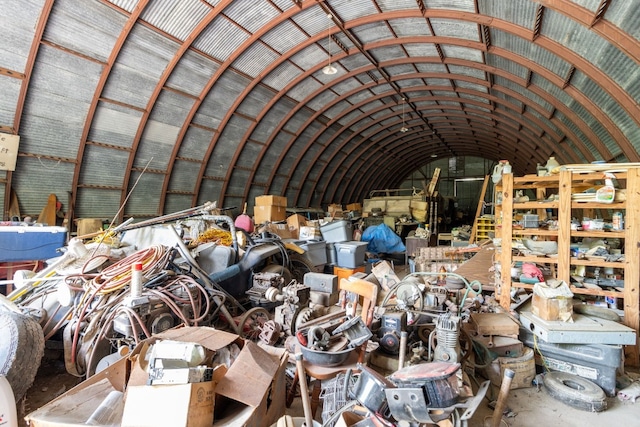 view of attic