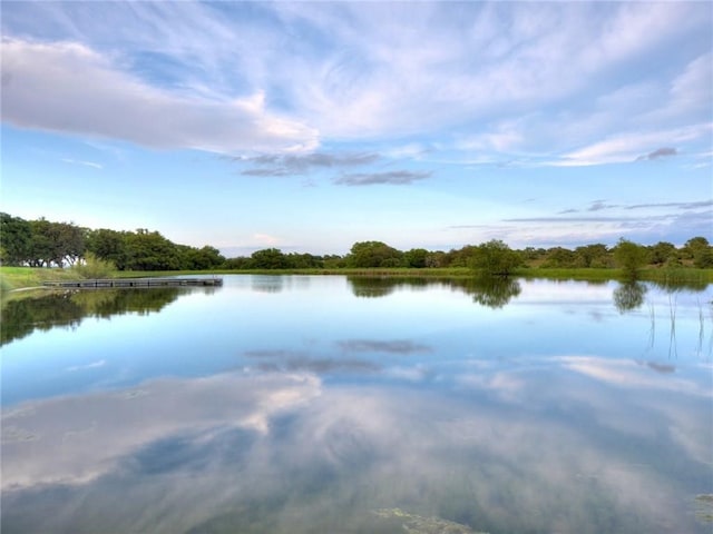 view of water feature