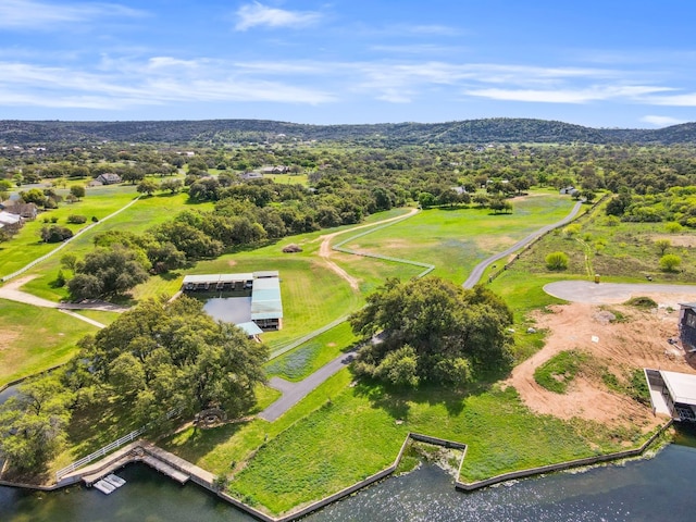 view of aerial view