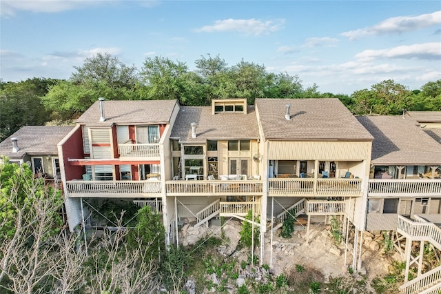 view of rear view of property