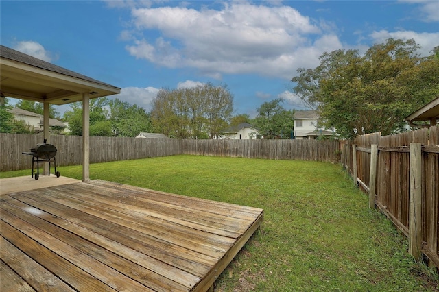 exterior space with a lawn