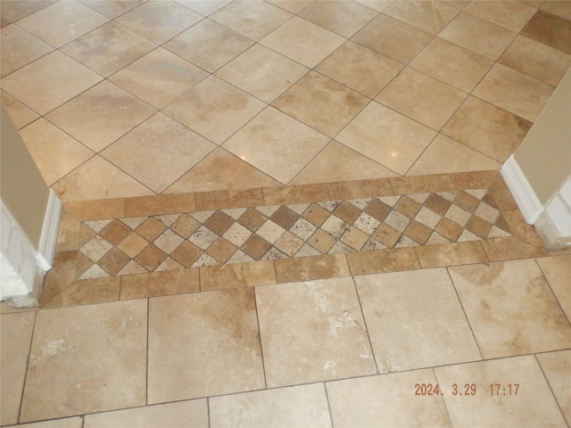 room details with tile flooring