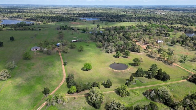 188 Zindler Ln, Paige, TX 78659 - aerial view featuring a water view