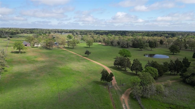 188 Zindler Ln, Paige, TX 78659 - birds eye view of property featuring a rural view