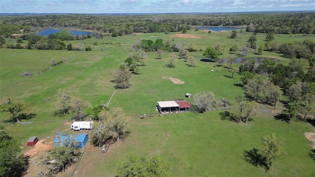 188 Zindler Ln, Paige, TX 78659 - bird's eye view with a rural view and a water view