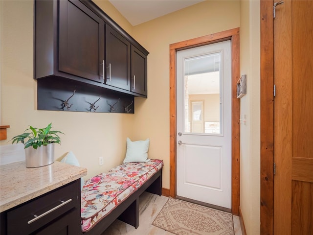 view of mudroom