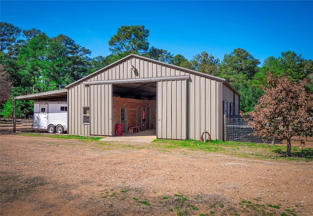 view of shed / structure