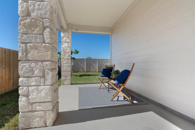 view of patio