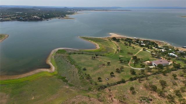 409 County Road 138th Rd, Burnet, TX 78611 - aerial view with a water view