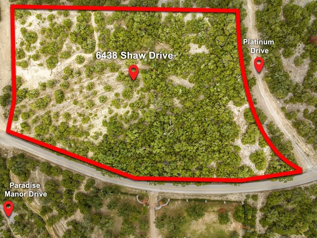 6438 Shaw Dr, Marble Falls TX, 78654 land for sale