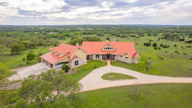 view of drone / aerial view