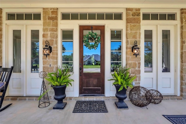 view of property entrance