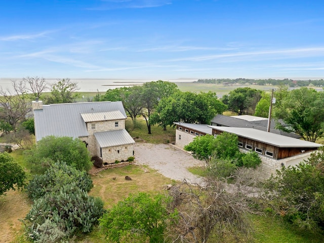 view of aerial view