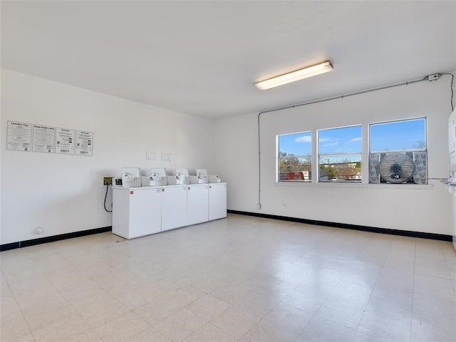 laundry room with washer / dryer