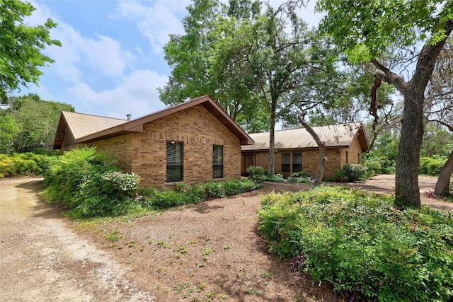 view of ranch-style home