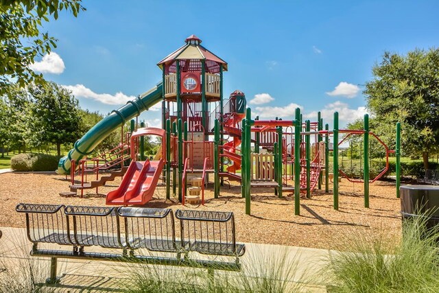 view of jungle gym