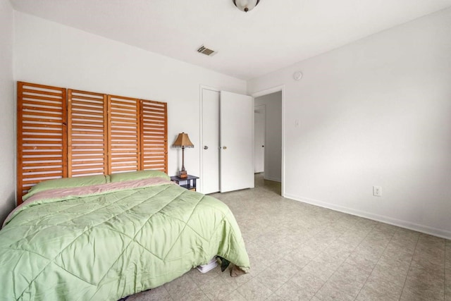 view of tiled bedroom