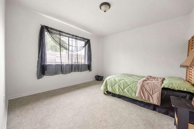 view of tiled bedroom