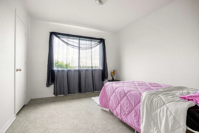 view of tiled bedroom