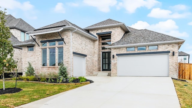 view of front of property with a front lawn