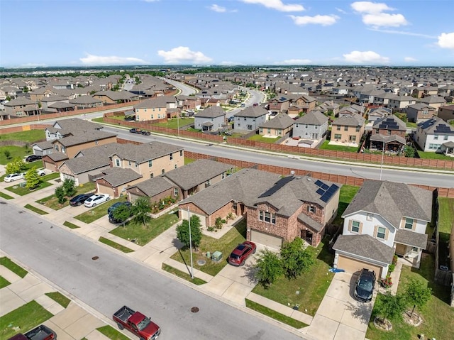 drone / aerial view featuring a residential view