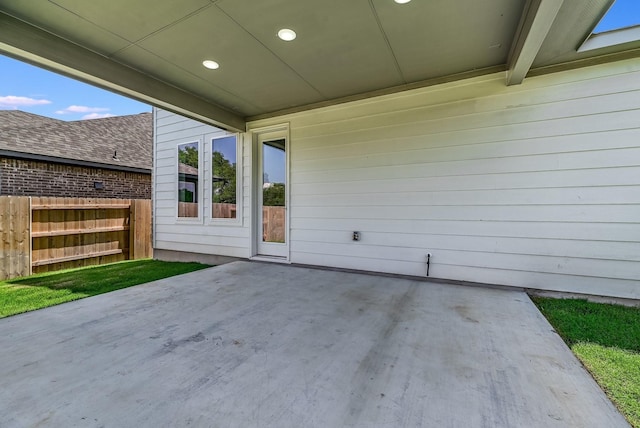 view of patio / terrace with french doors