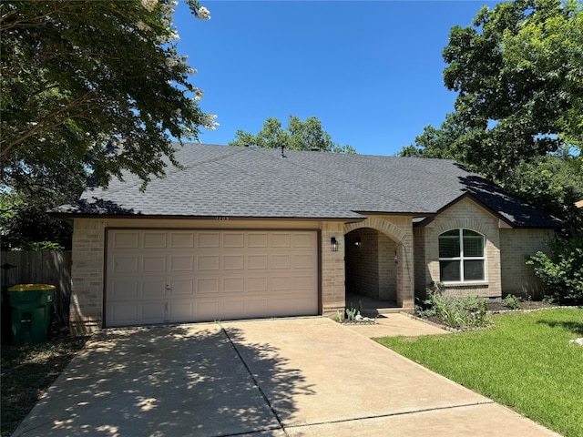 ranch-style house with a garage