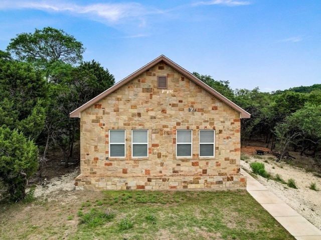 view of side of property