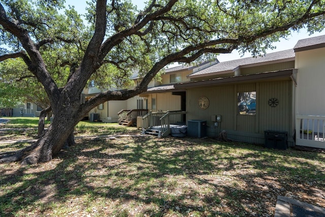 269 Venture Blvd S, Leander, TX 78645 - view of yard with cooling unit