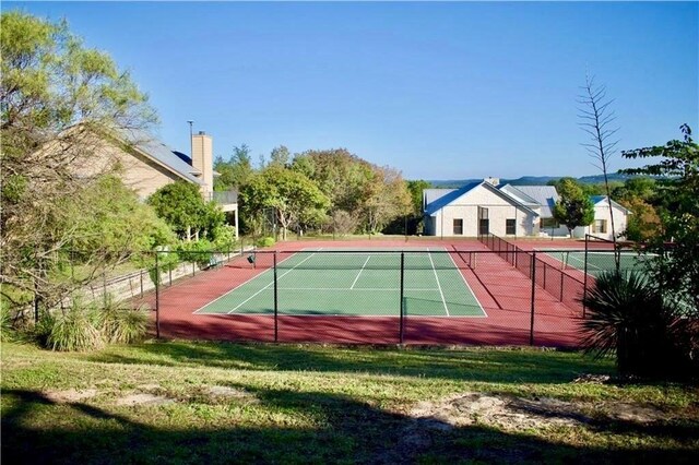 view of sport court