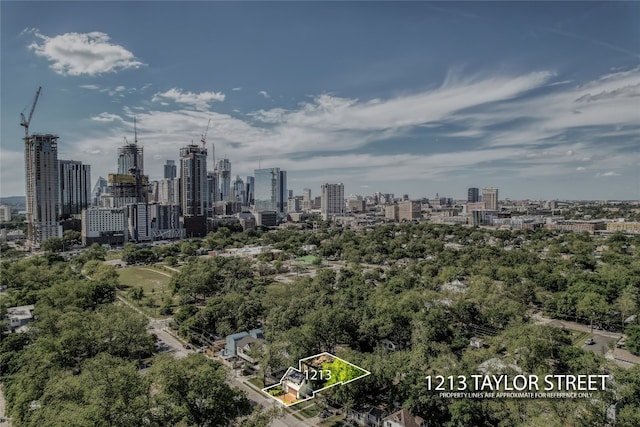 view of property's view of city