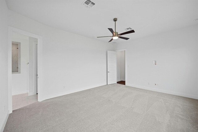 509 Sierra Lisa Cv, Liberty Hill, TX 78642 - empty room with carpet flooring and a ceiling fan