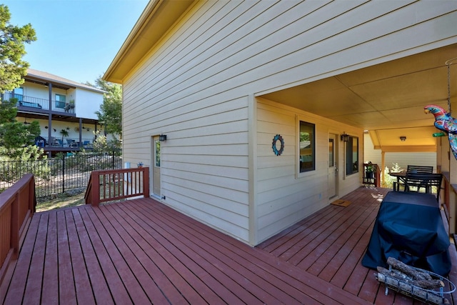 view of deck