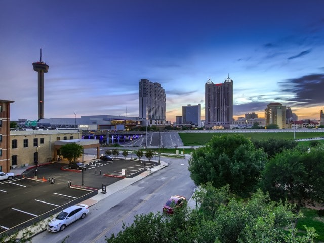 view of property's view of city