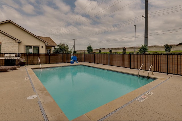 view of pool