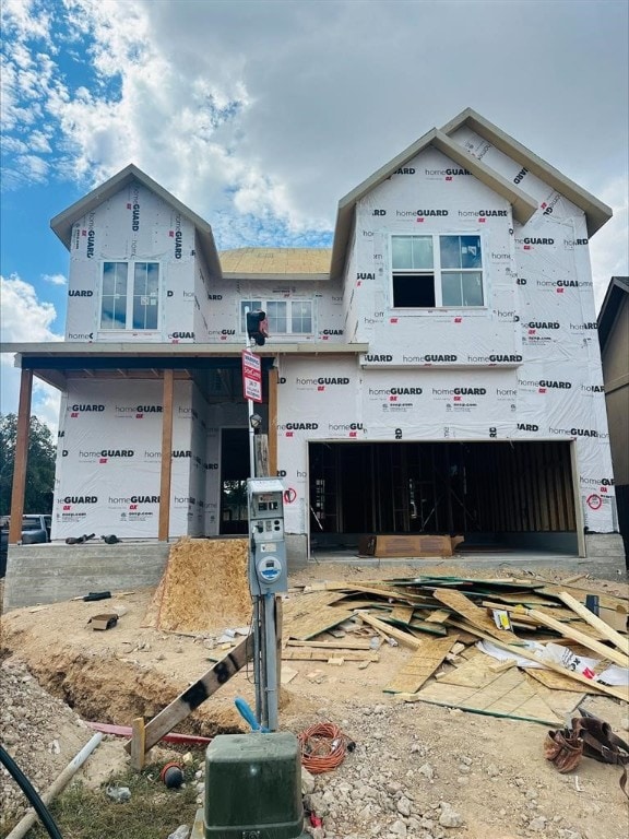 view of property in mid-construction