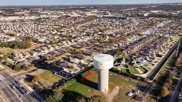 view of aerial view