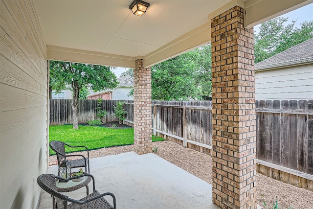 view of patio