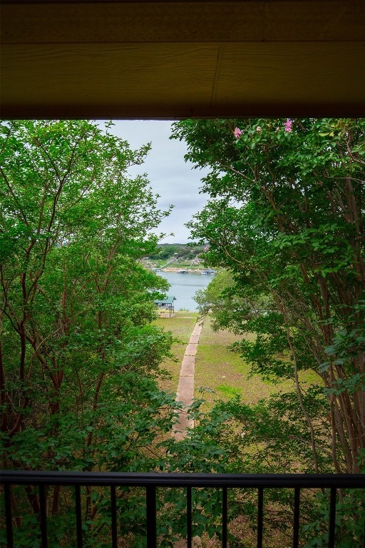 view of water feature