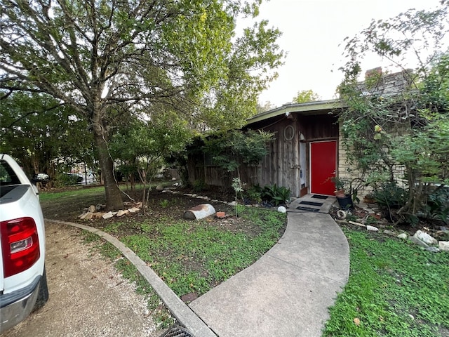 view of front of home