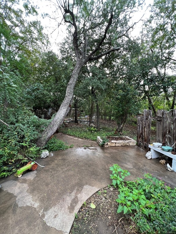 view of yard featuring a patio