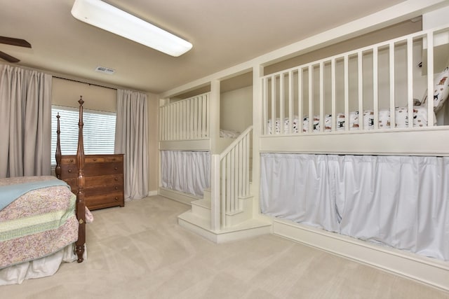 bedroom featuring carpet floors