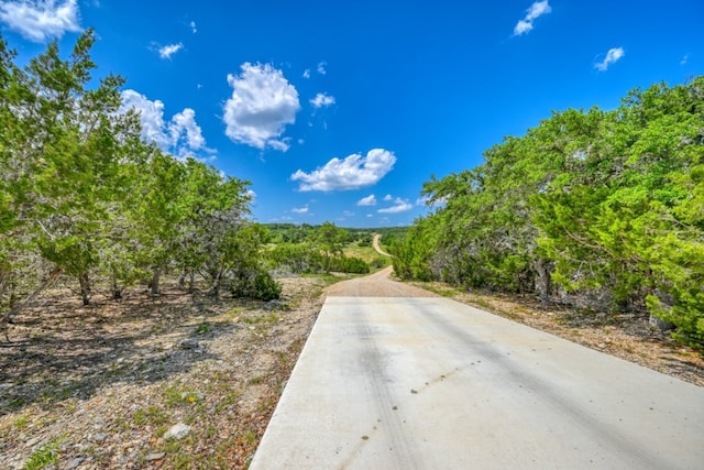 view of road