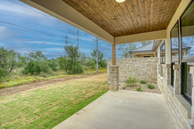 view of patio