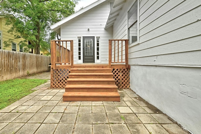 exterior space with a patio area