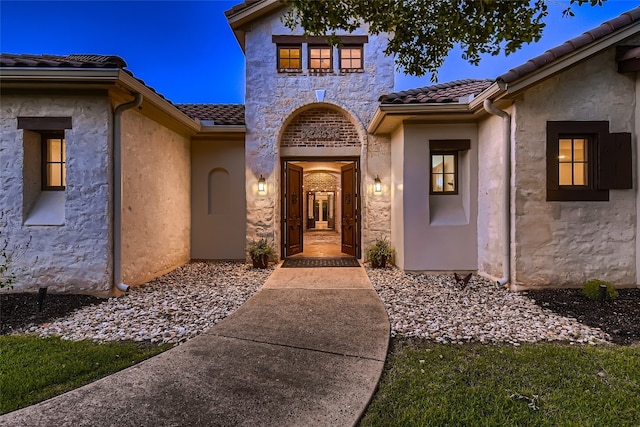 view of property entrance