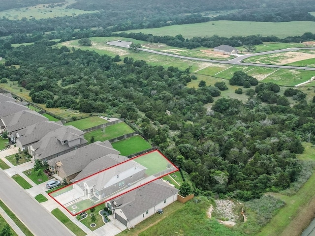 view of birds eye view of property