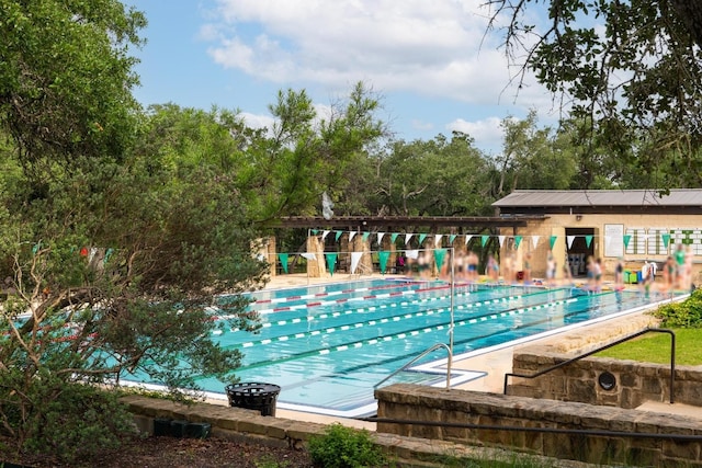 view of pool